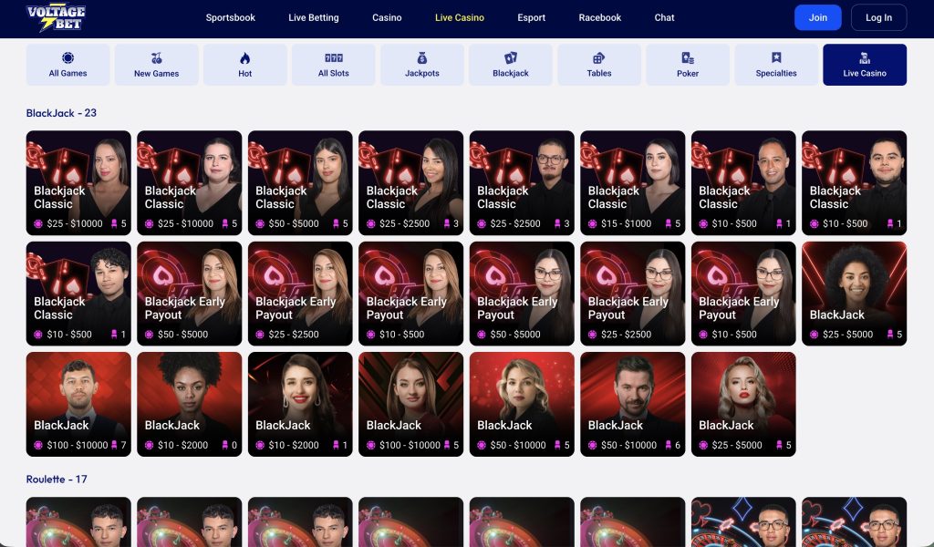 VoltageBet Online Casino Real Money Colorado